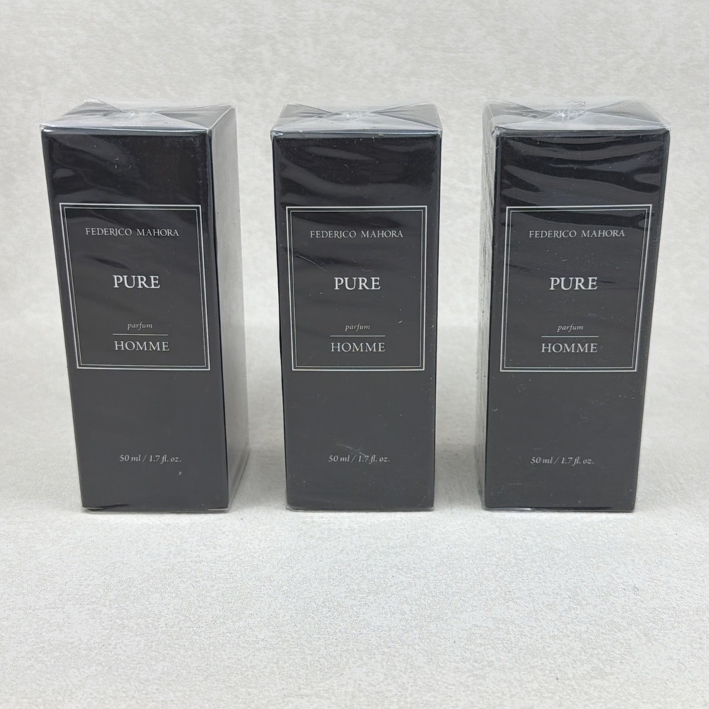 3 PACK FM PURE 457 Fragrance for Him by Federico Mahora Pure Collection 1.7oz